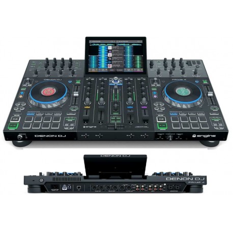 DENON DJ PRIME 4 console stand-alone per dj con 4 deck e touch screen 10"