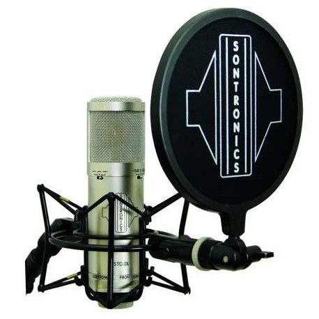 SONTRONIC STC-3X PACK SILVER microfono,shock mount, filtro anipop