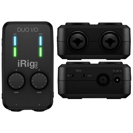 IK MULTIMEDIA iRig Pro Duo interfaccia audio per ios, android, mac e pc.
