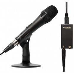 MARANTZ PROFESSIONAL M4U kit per registrazioni vocali (microfono condensatore, cavo, interfaccia USB, supporto da tavolo)