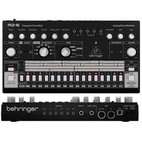 BEHRINGER RD-6-BK Analog Drum Machine - Black