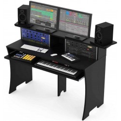 GLORIUS WORKBENCH desk per produzione home/project studio - black