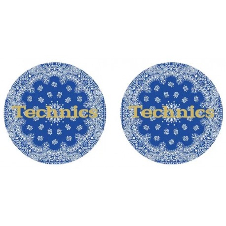 TECHNICS SLIPMAT BANDANA 2 slipmat per giardischi