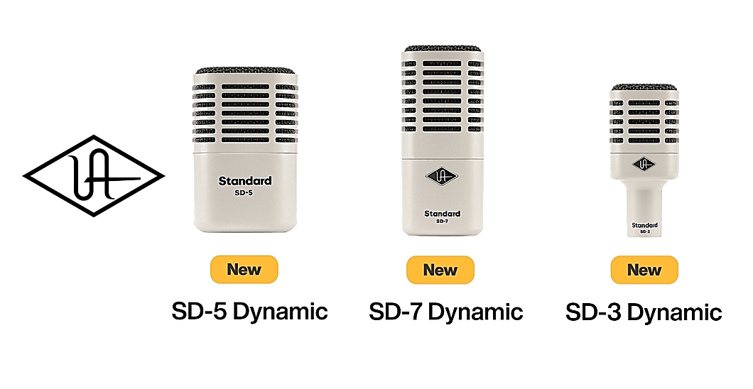 scopri novità UAD microfoni serie SD su pianoroll.it con spedizione gratuita